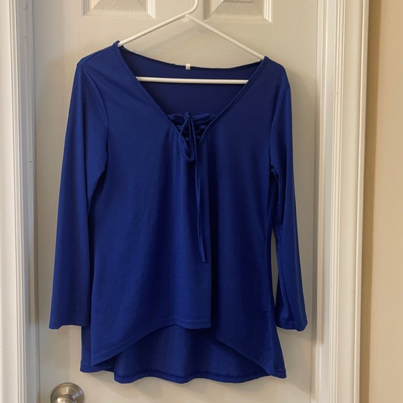 Tops - Royal Blue Hoodie